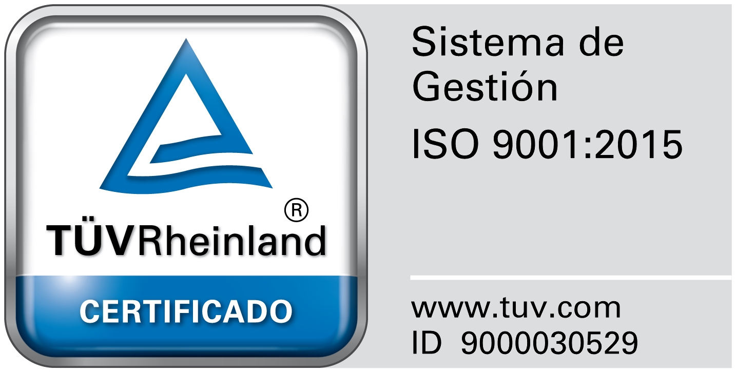 Marca de certificación ISO 9001:2015 sin QR